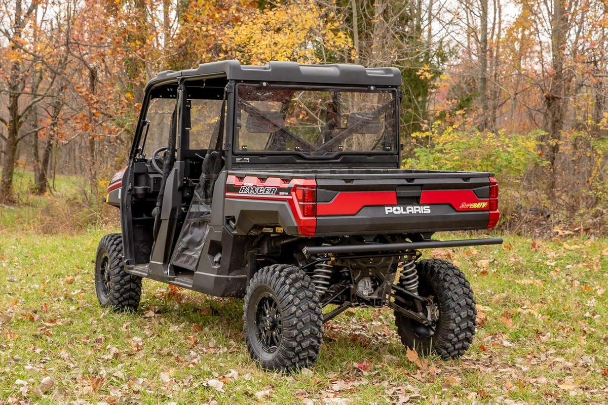 Wrinkle Black Heavy Duty Steel Rear Bumper W546