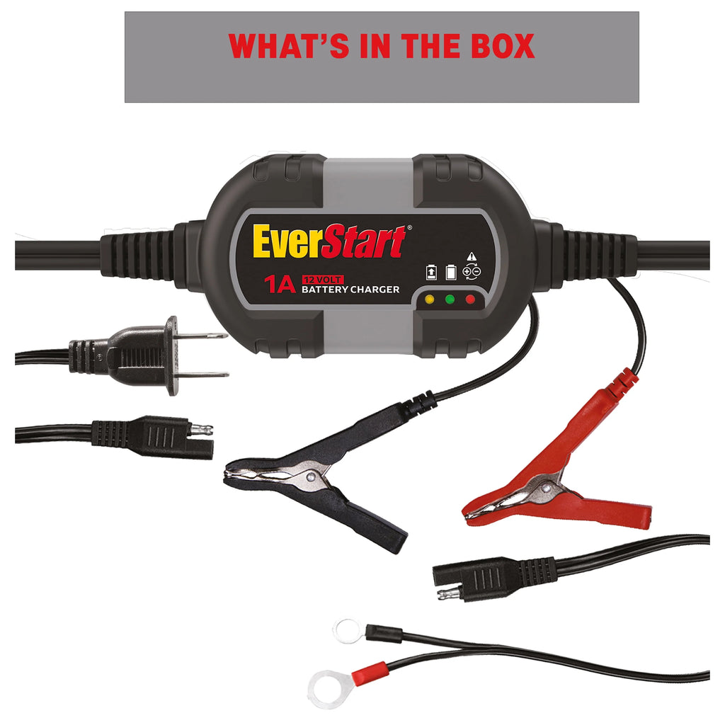 12V Automotive Marine Battery Charger and Maintainer A482965