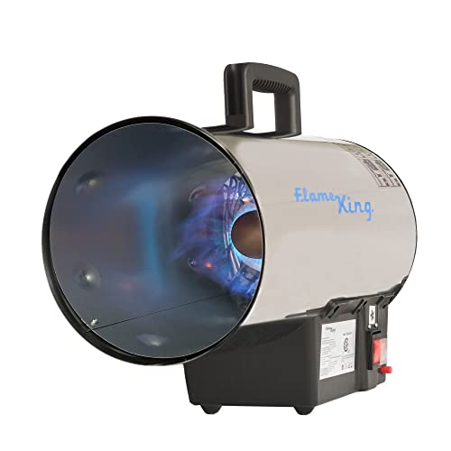 60,000 BTU Portable Propane Forced Air Heater Stainless Steel P3401