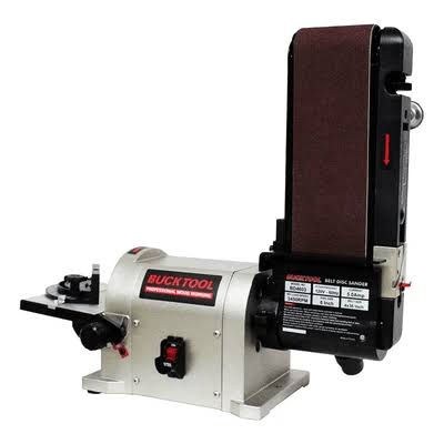 Belt Disc Sander Benchtop with 3/4HP Direct-Drive Motor and Portable Al Base I742820