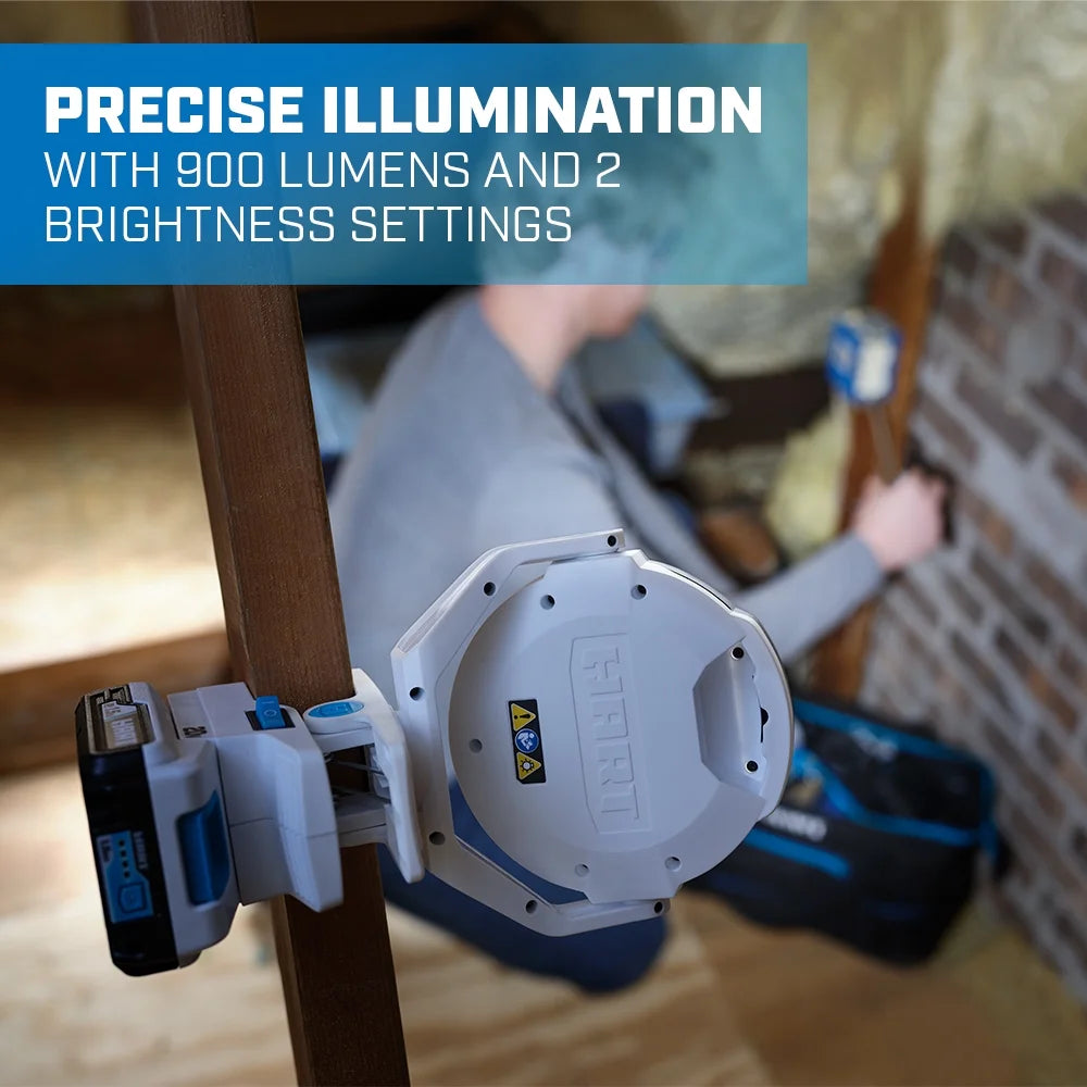20-Volt LED Clamping Light Kit X18223