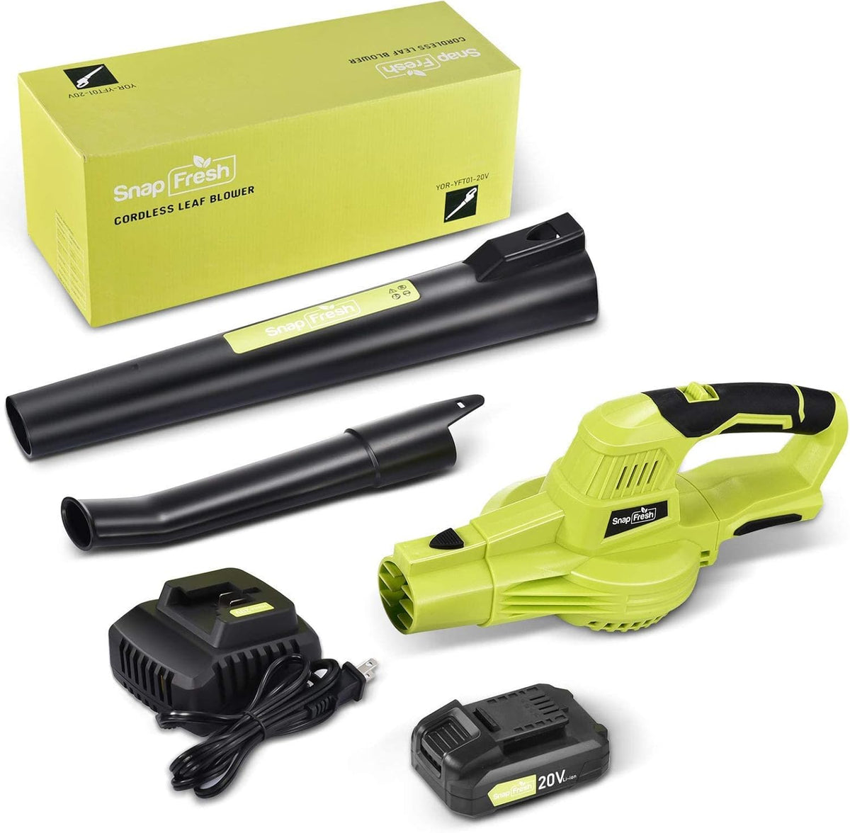 20V Cordless Electric Leaf Blower with Battery & Charger F278