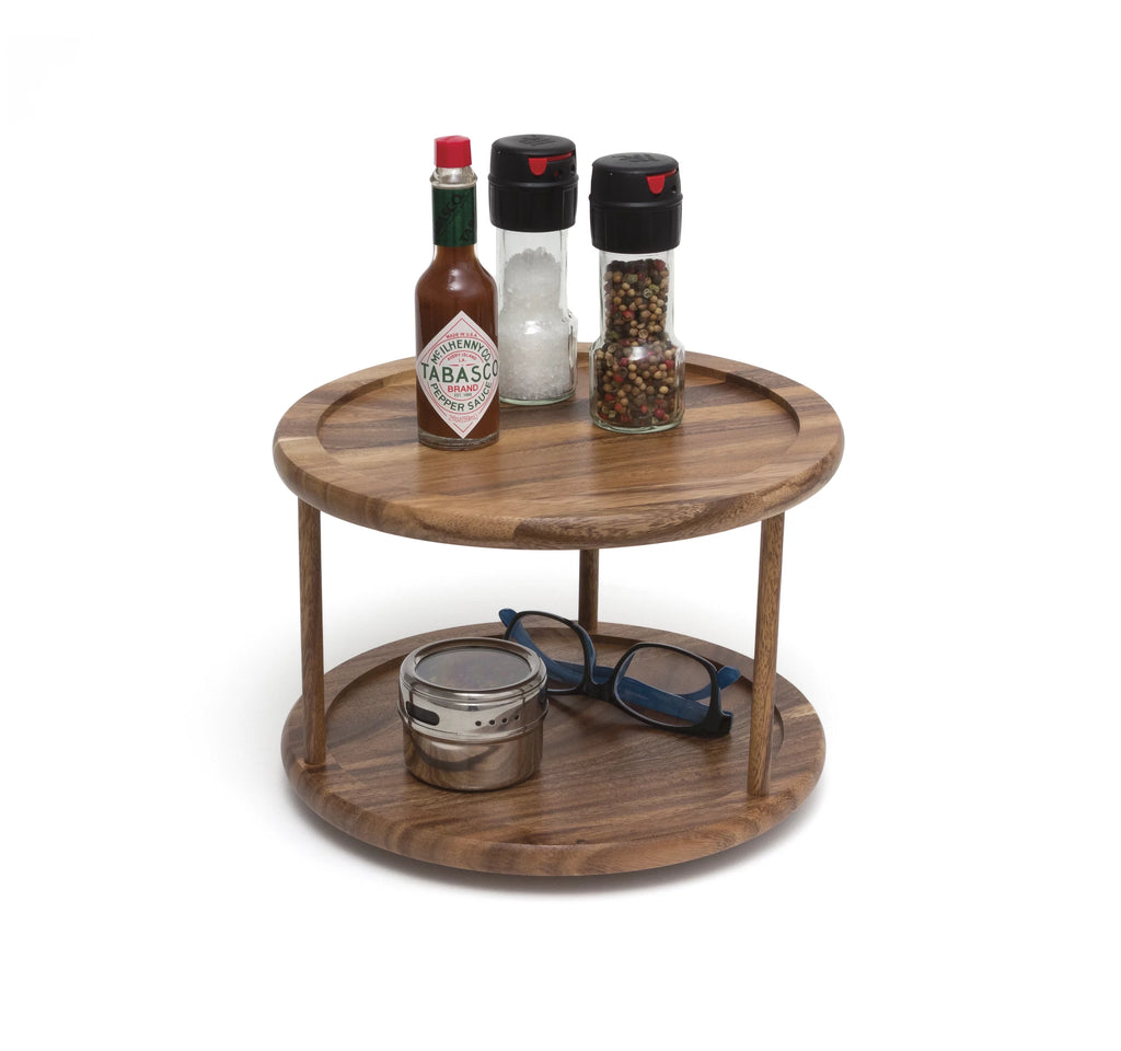 Acacia 2-Tier Turn Table D86310