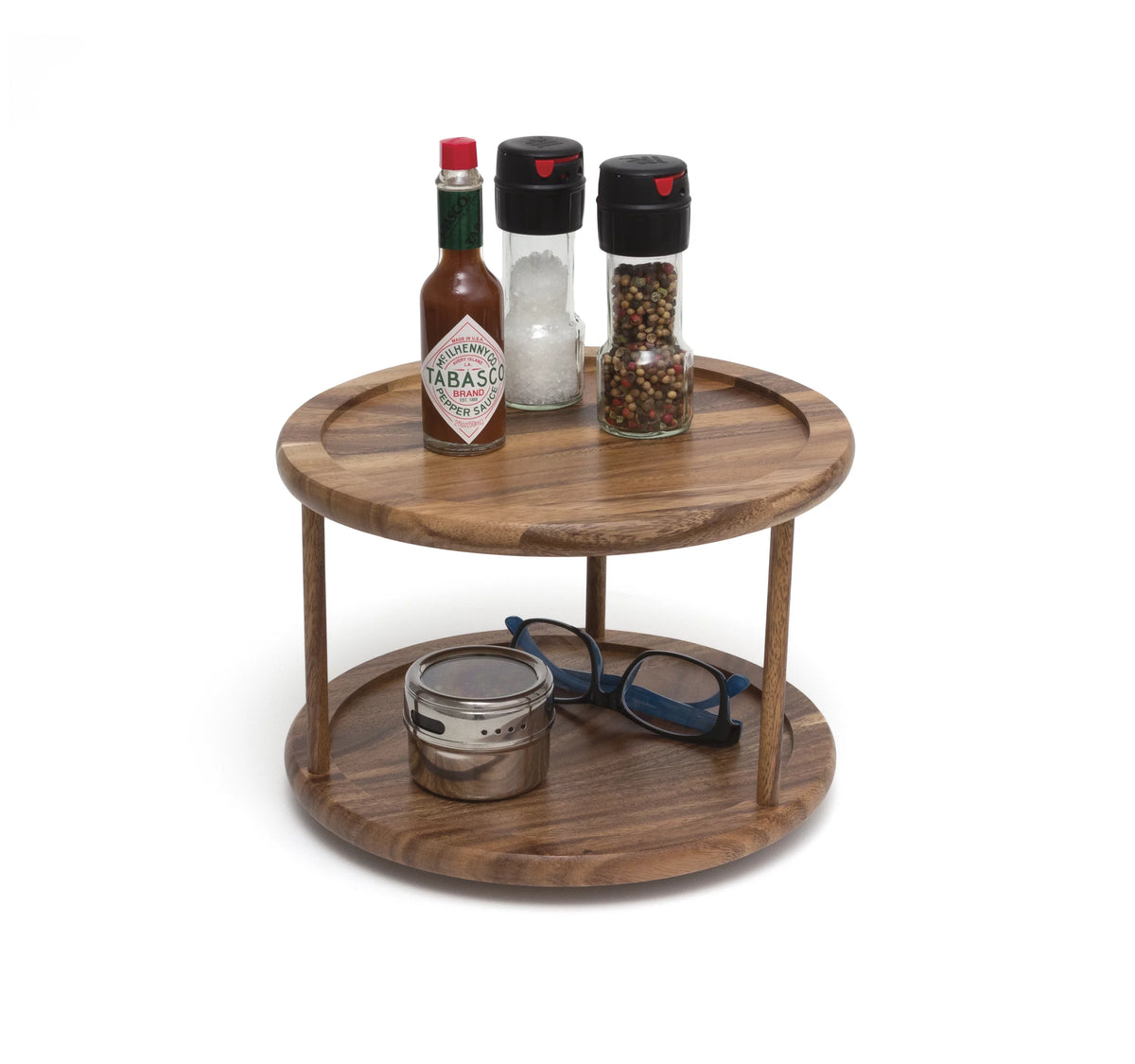 Acacia 2-Tier Turn Table D86310