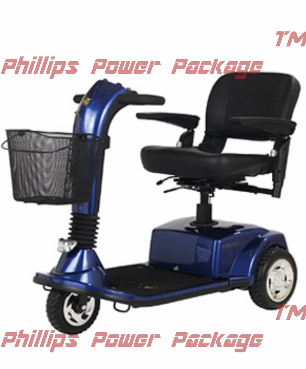 Blue 3-Wheel Full-Sized Scooter N9099