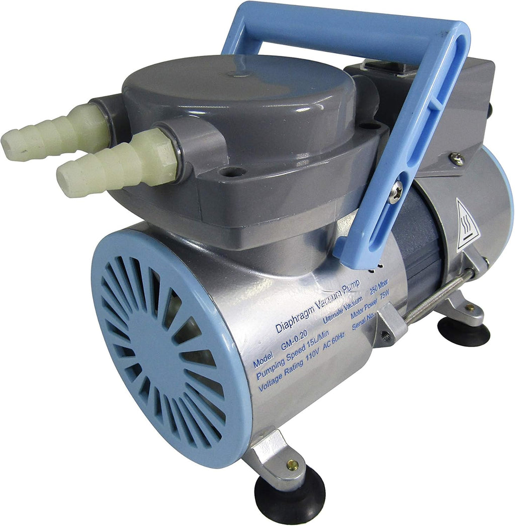 Oilless Diaphragm Vacuum Pump 12L/min 0.5CFM 110V US Plug L855120