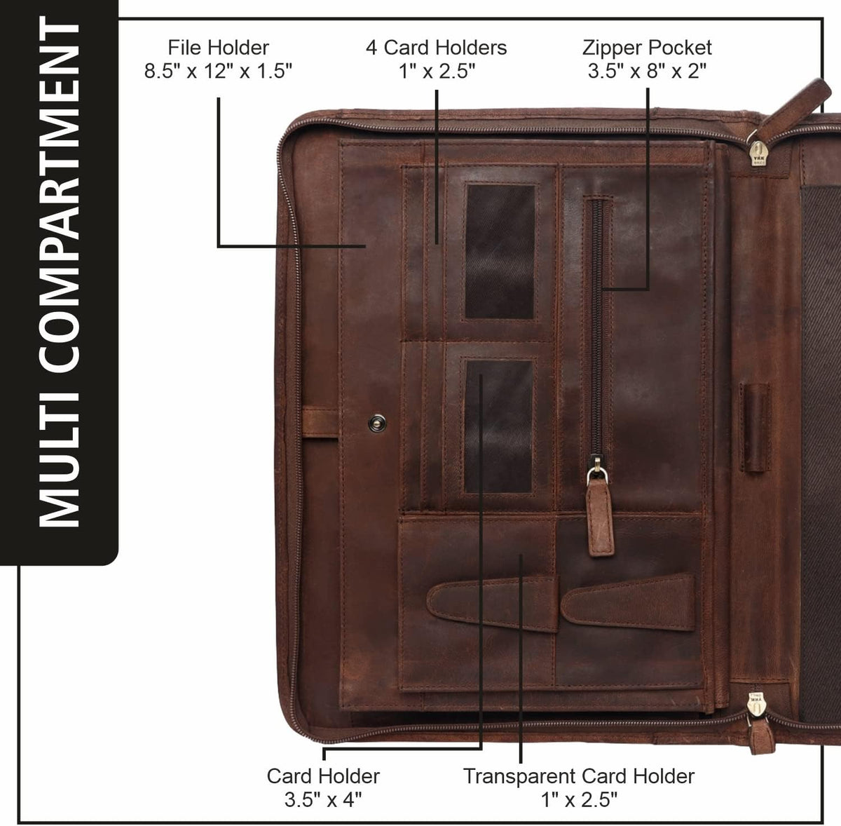 Leather Portfolio Folder Pack of 2 E902494
