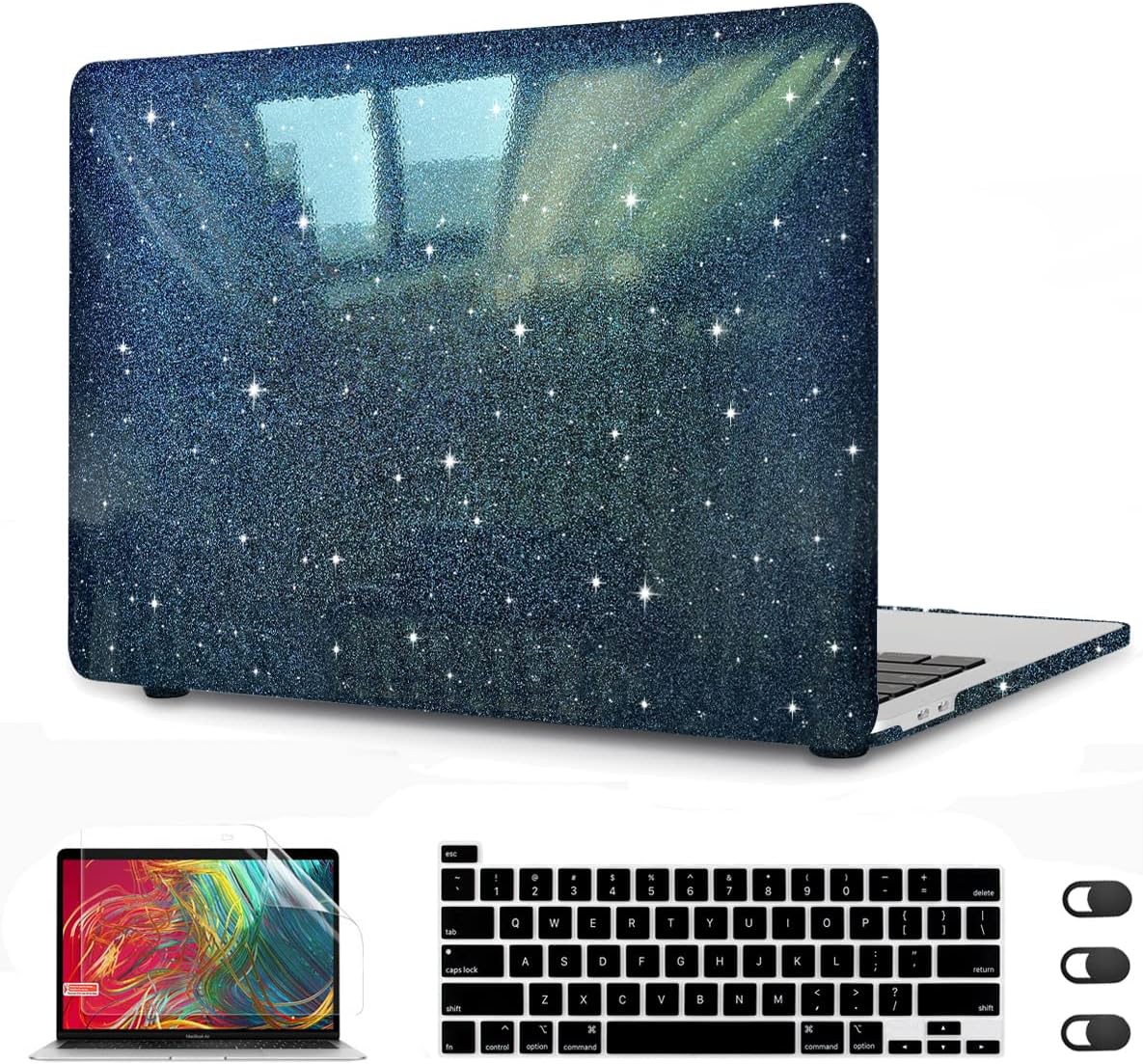 Matte Black Hard Plastic Case for MacBook Pro 13 Inch Y8325