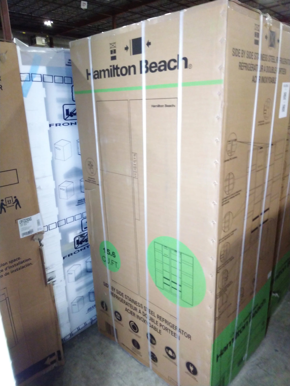 33 In. 15.6 Cu. Ft. Side By Side Refrigerator B958721