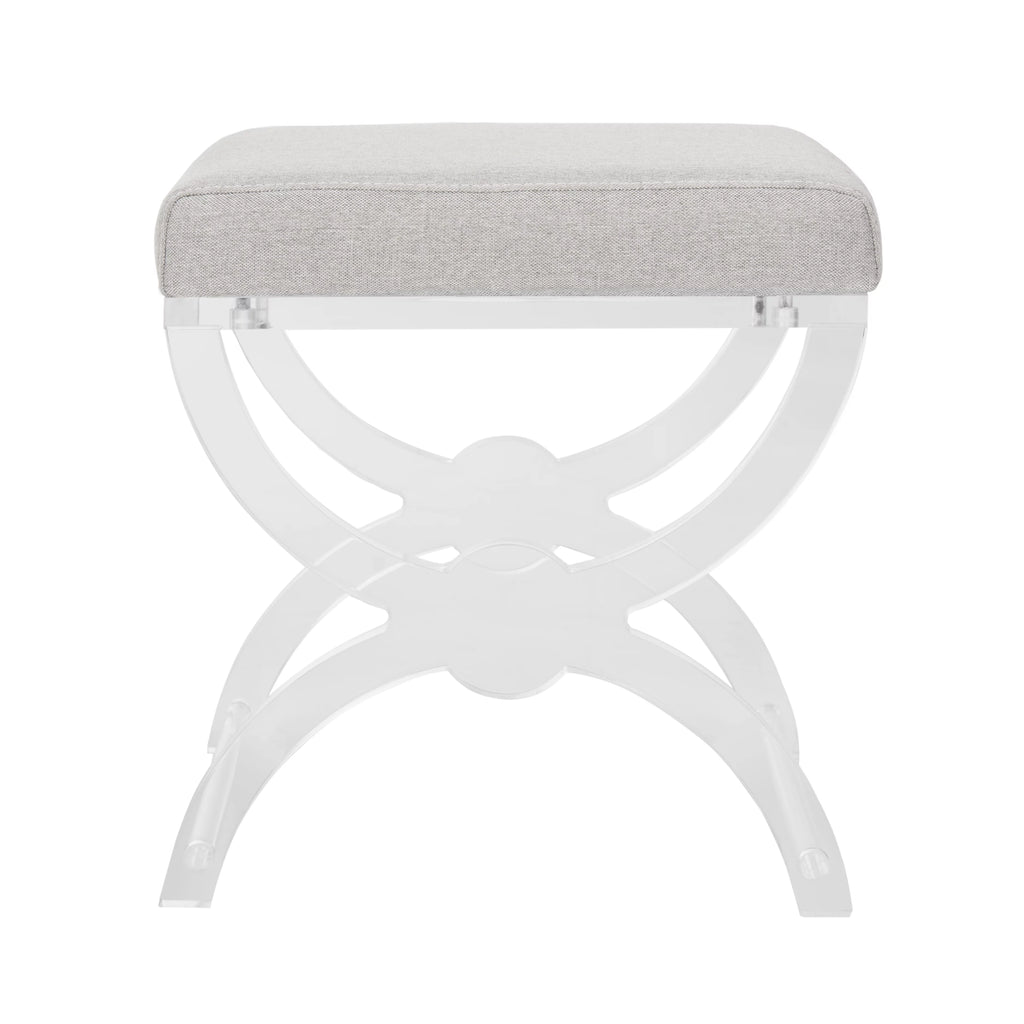 Upholstered Acrylic Ottoman H839034
