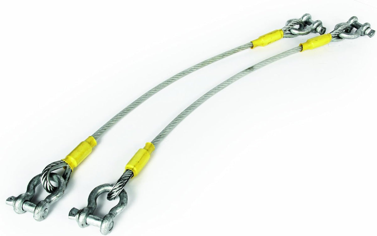 Pack of 2 Gooseneck Adapter Safety Cable P828146
