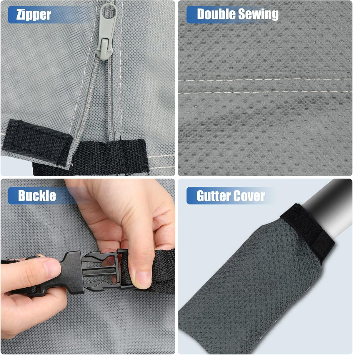 6 Layers Windproof Anti-Scratch UV Resistant RV Cover T803