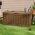 82 Gallon Resin Lockable Deck Box A142