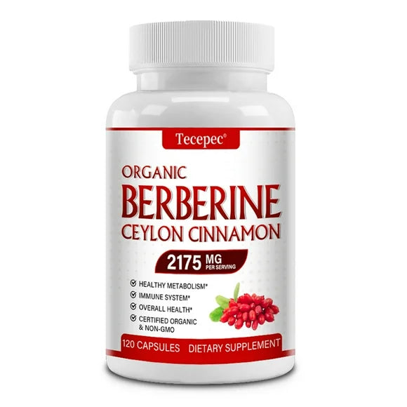 Berberine with Ceylon Cinnamon 2175mg 120 Capsules J341