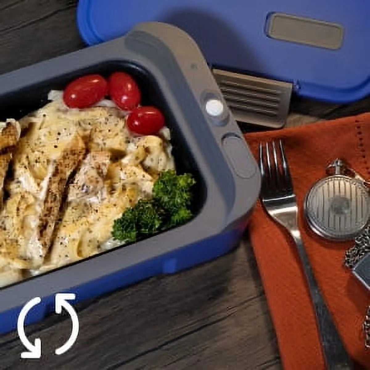Self Heated Reusable Lunch Box and Food Warmer B50245
