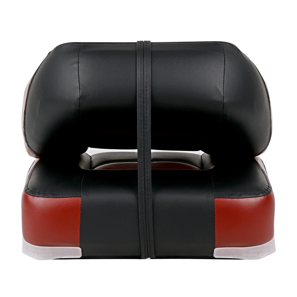 Black/Red Folding Fishing Boat Seat, Set of 2 L51575