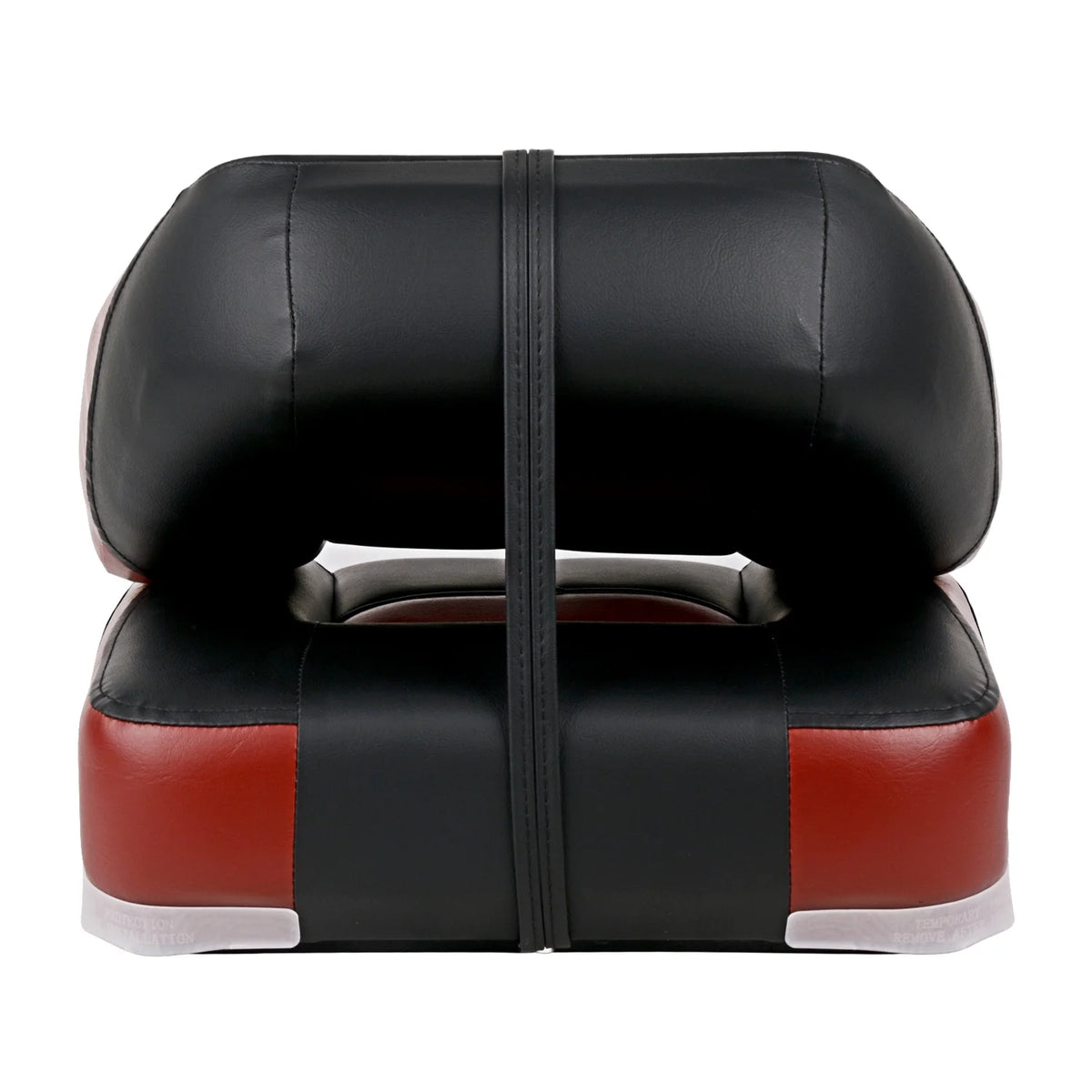 Black/Red Folding Fishing Boat Seat, Set of 2 L51575