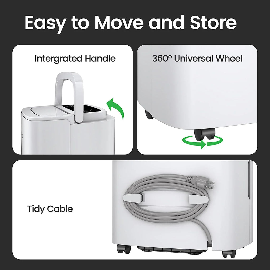 80 Pints Energy Star Home Dehumidifier with Drain Hose Y535