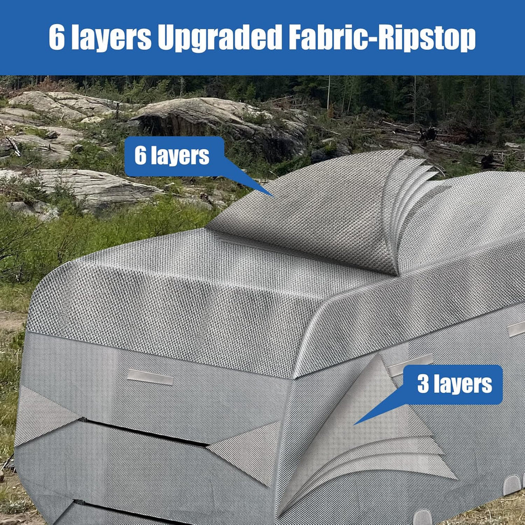6 Layers Windproof Anti-Scratch UV Resistant RV Cover T803