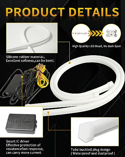 24Inch RGB LED Daytime Running Lights 2-Pack A861