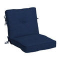 Tufted Water Repellent Dining Chair Cushion, 20 x 21 D942