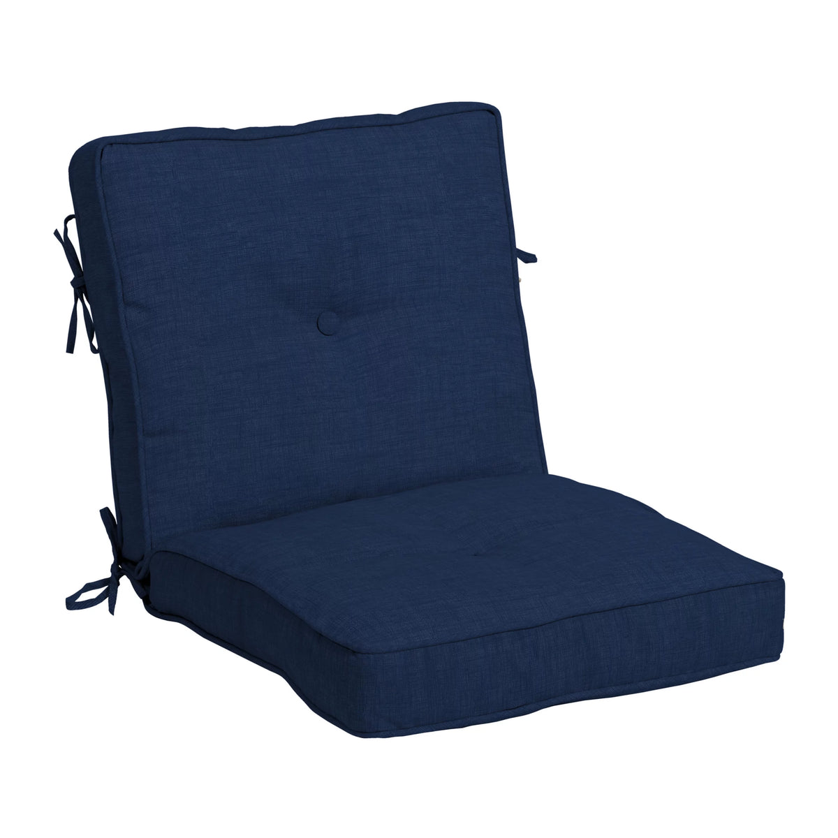 Tufted Water Repellent Dining Chair Cushion, 20 x 21 D942
