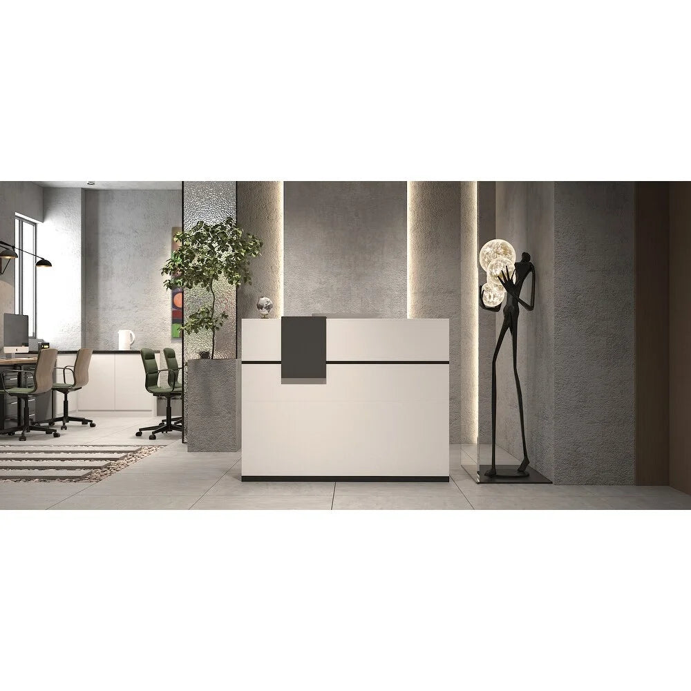 Rectangular Wood Reception Desk P1565