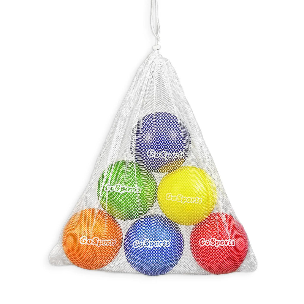 6 count Elephant Skin Dodgeball with Mesh Carry Bag X297