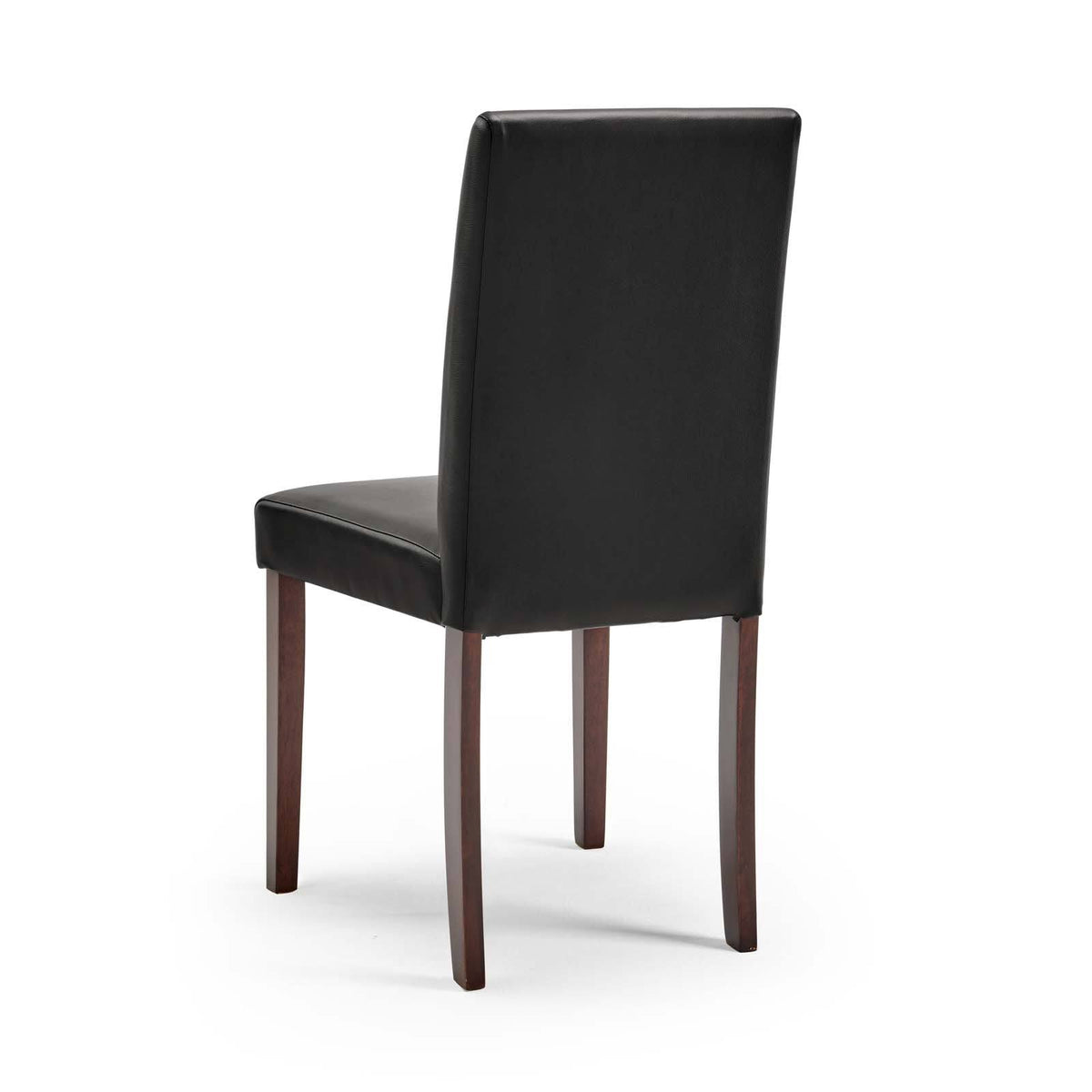 5 Piece Faux Leather Dining Set Cappuccino Black V70314
