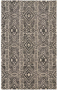 Gray/Black/Ivory 3'6" x 5'6" Stain Resistant Water Resistant Fade Resistant Accent Rug C774