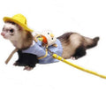 Ferret Clothes Set Small Animal Harness and Leash Adjustable Chest Straps K835880