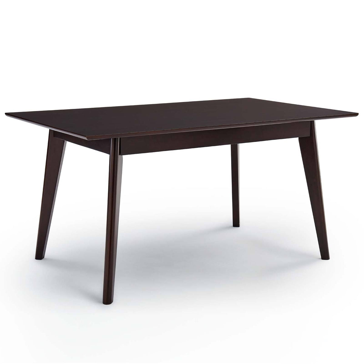 5 Piece Faux Leather Dining Set Cappuccino Black V70314