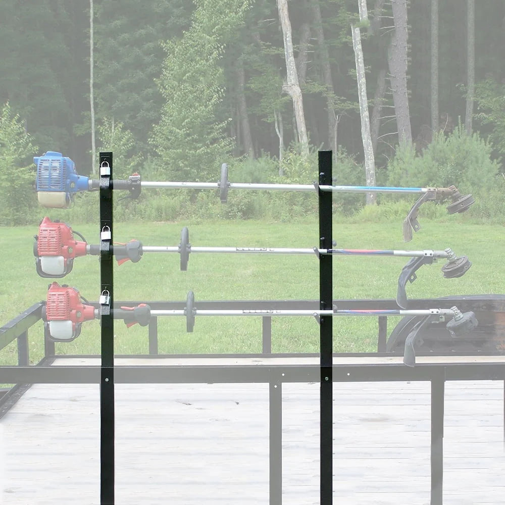 Lockable 3 Place Trimmer Rack F1545