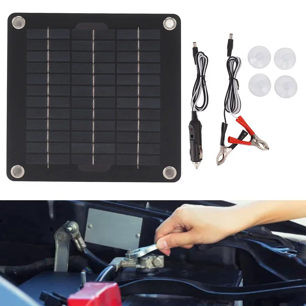Waterproof 10W 12 Volt Solar Battery Maintainer G98276