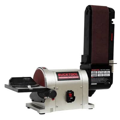 Belt Disc Sander Benchtop with 3/4HP Direct-Drive Motor and Portable Al Base I742820