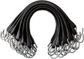 21" Rubber Bungee Cords with Hooks, Pack of 25 U515902