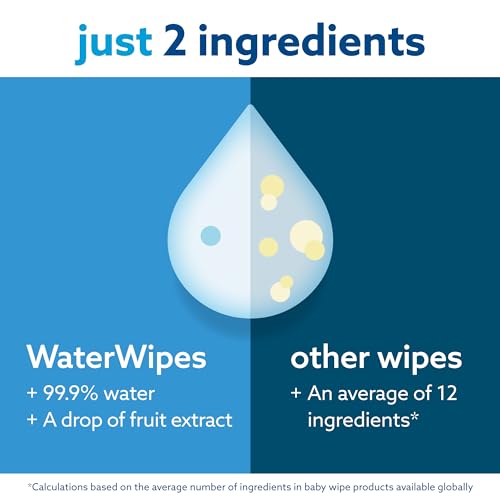 Plastic-Free Unscented Baby Wipes, 60 Count (Pack of 12) I71786
