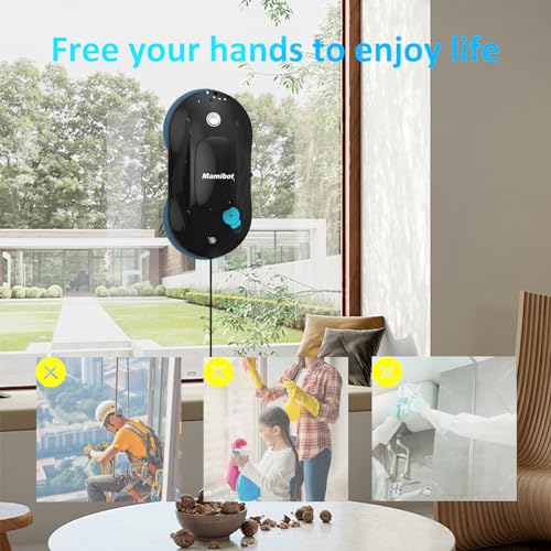 Black Automatic Window Cleaner Robot Q498856