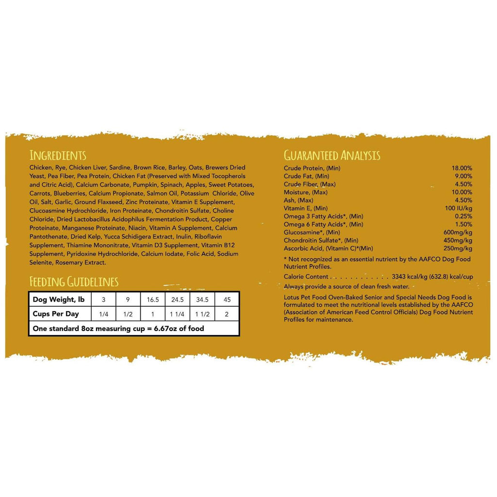 Dry Senior Dog Food H890