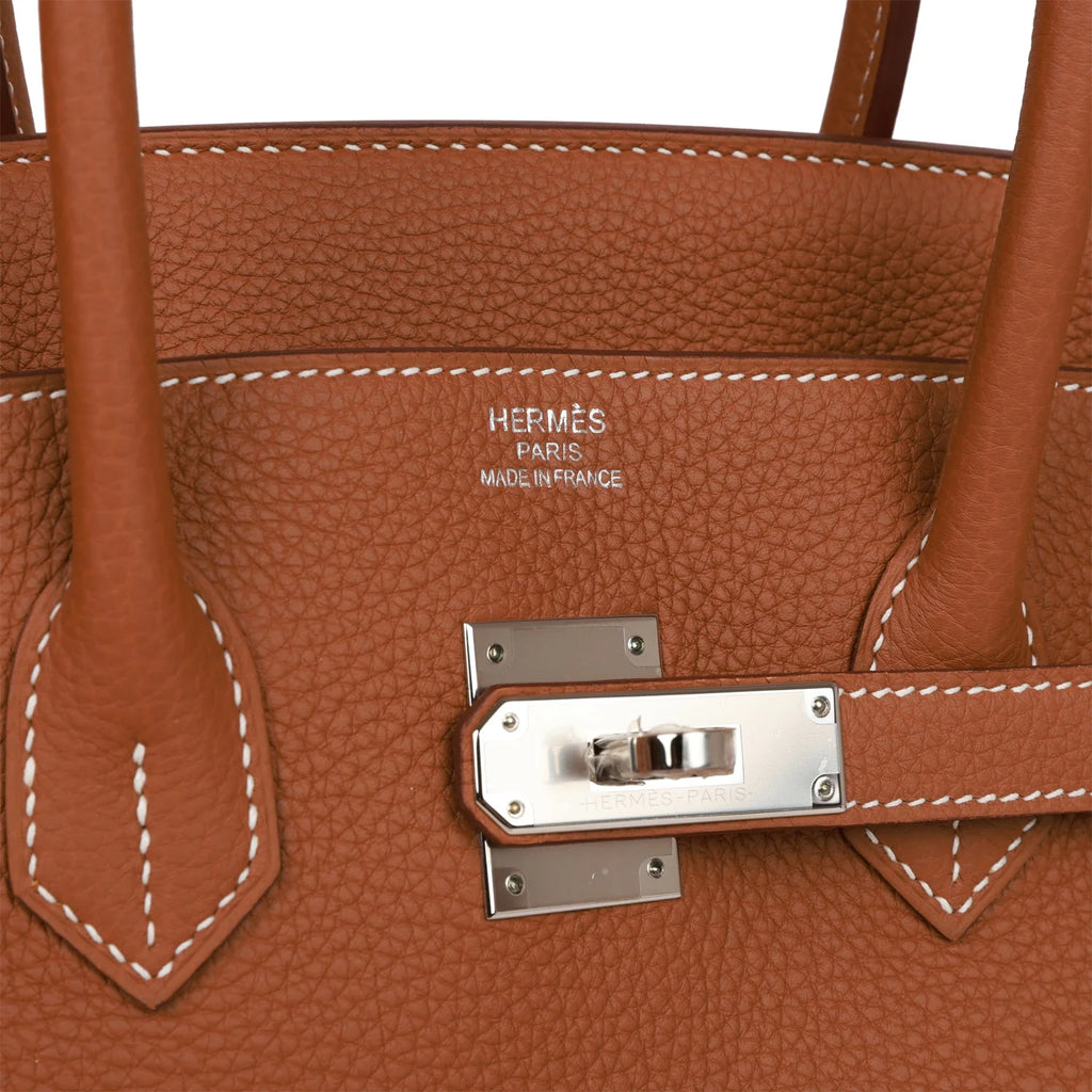 Gold Togo Palladium Hardware Bag D5154