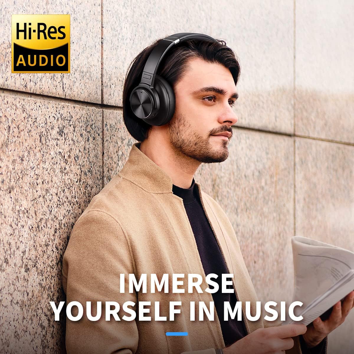 Wireless Over Ear Headphones with Active Noise Cancelling L268