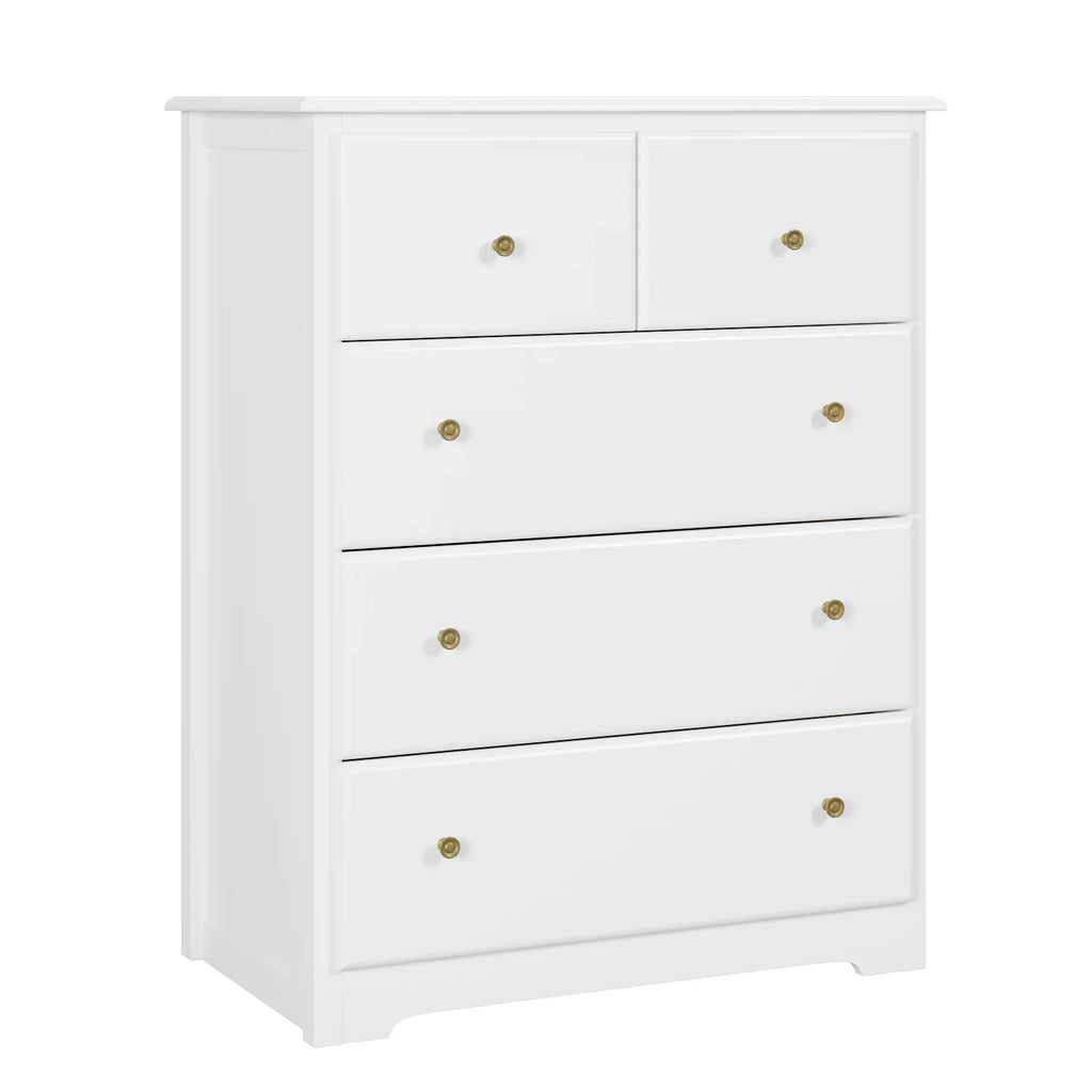 White 5 Drawer Dresser Z425673