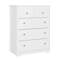 White 5 Drawer Dresser Z425673