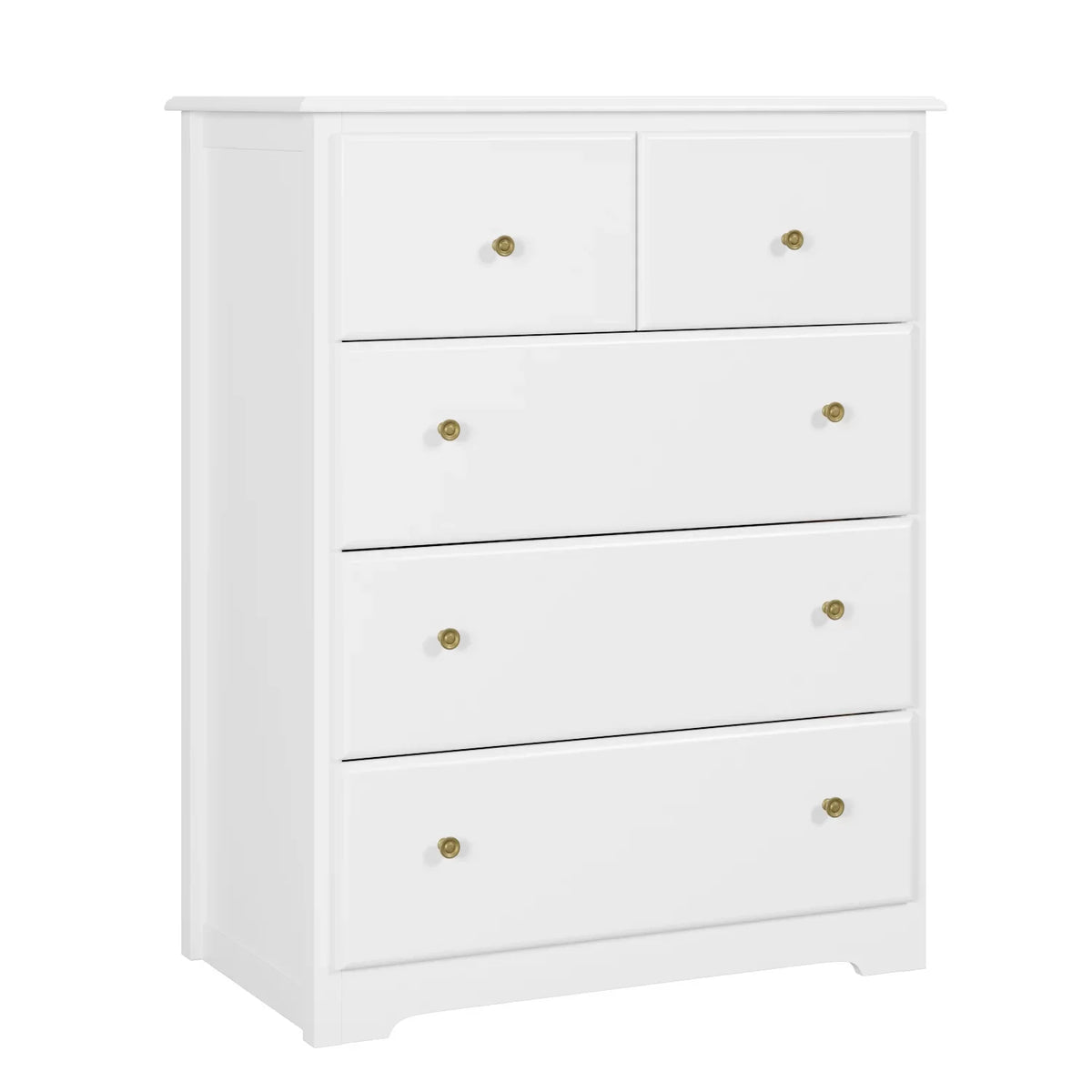 White 5 Drawer Dresser Z425673