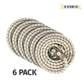 6 Pack 72-Inch Heavy Duty Bungee Cords with Metal Hooks X863