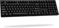 Mechanical Keyboard with Cherry MX Black Switch, Full Size PBT Double Shot Keycaps O86530