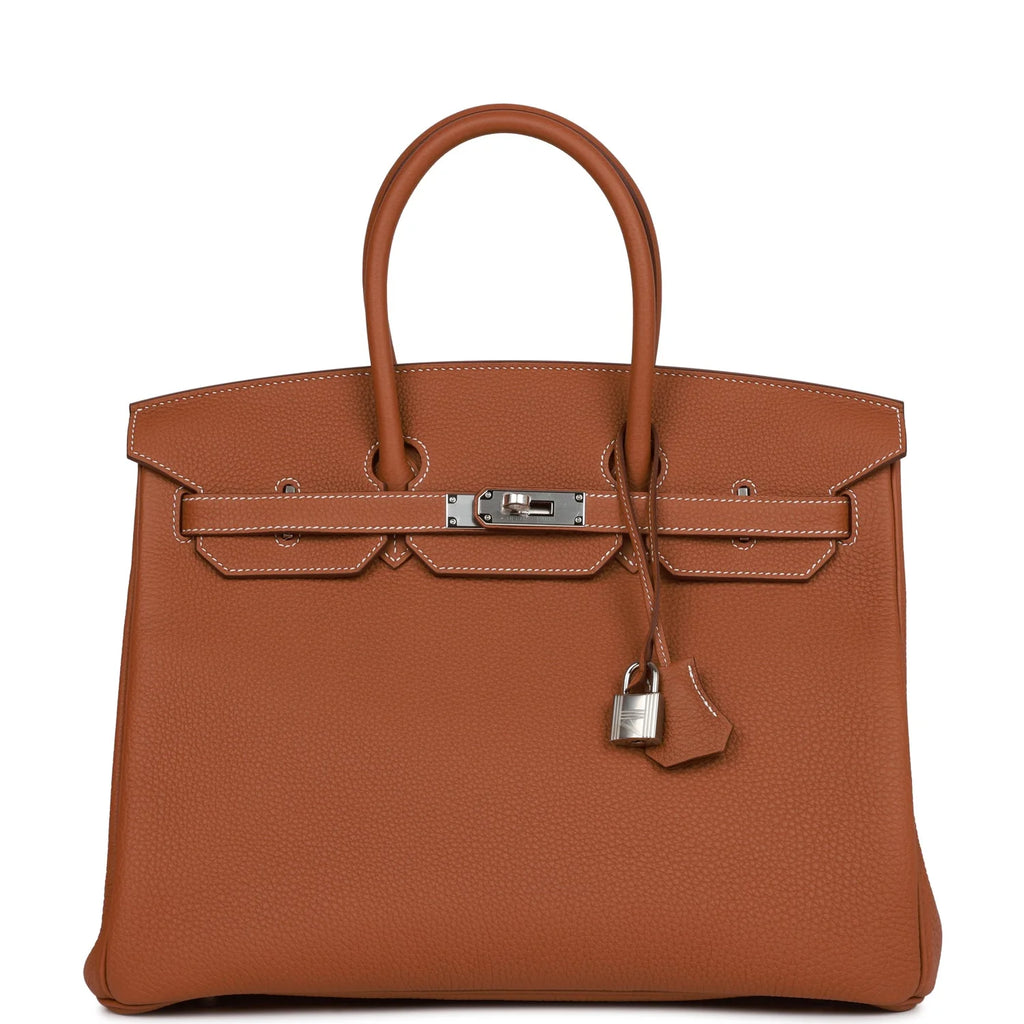 Gold Togo Palladium Hardware Bag D5154