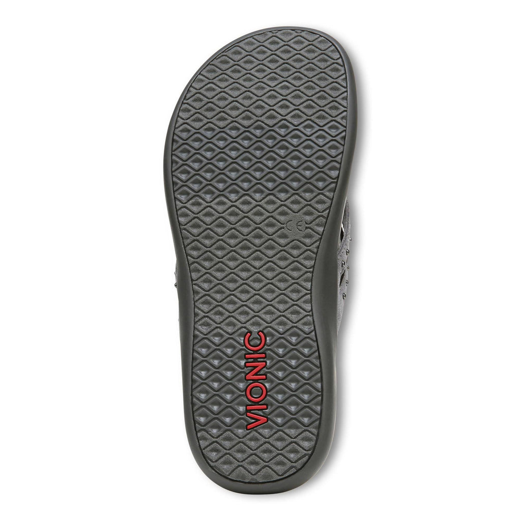 Slate Grey Toe Post Sandal B843