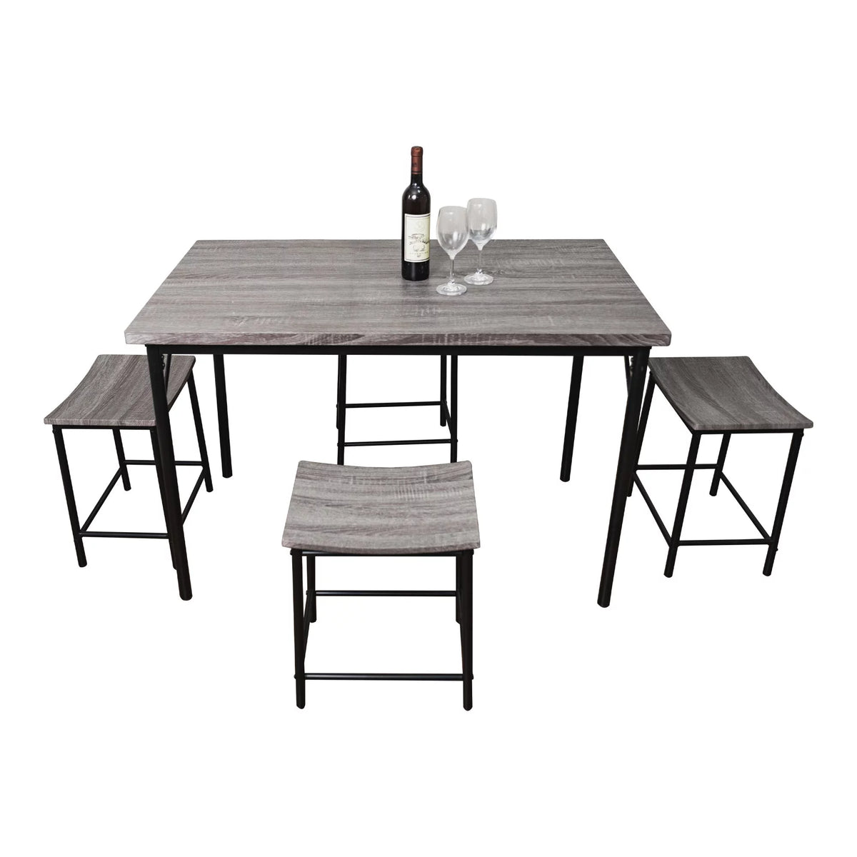 5 Piece Dining Room Set 1 Table and 4 Chairs D8353