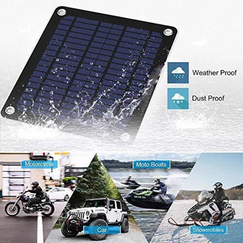 Waterproof 10W 12 Volt Solar Battery Maintainer G98276